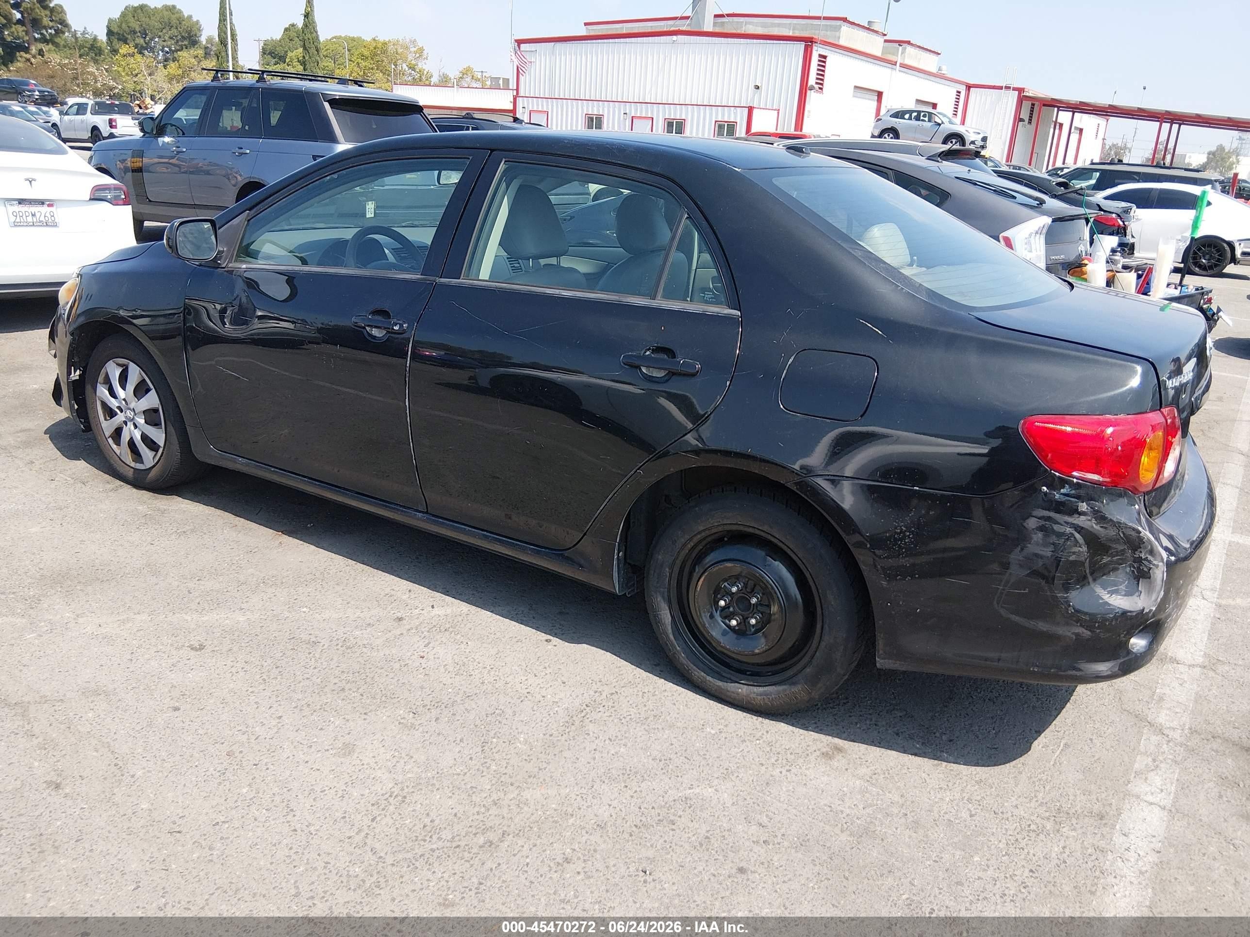 2010 Toyota Corolla Le Black vin: 2T1BU4EE6AC340334