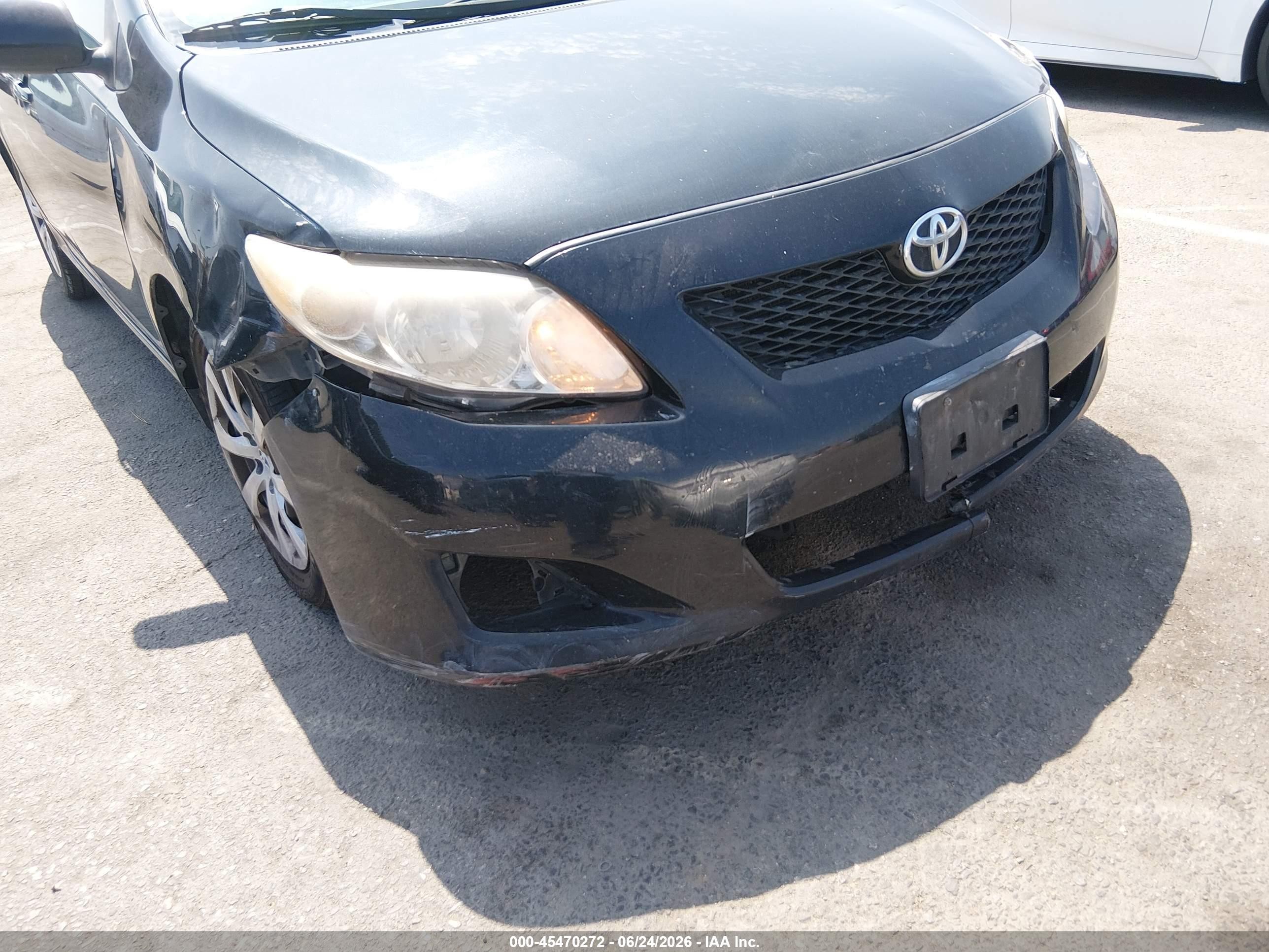 2010 Toyota Corolla Le Black vin: 2T1BU4EE6AC340334