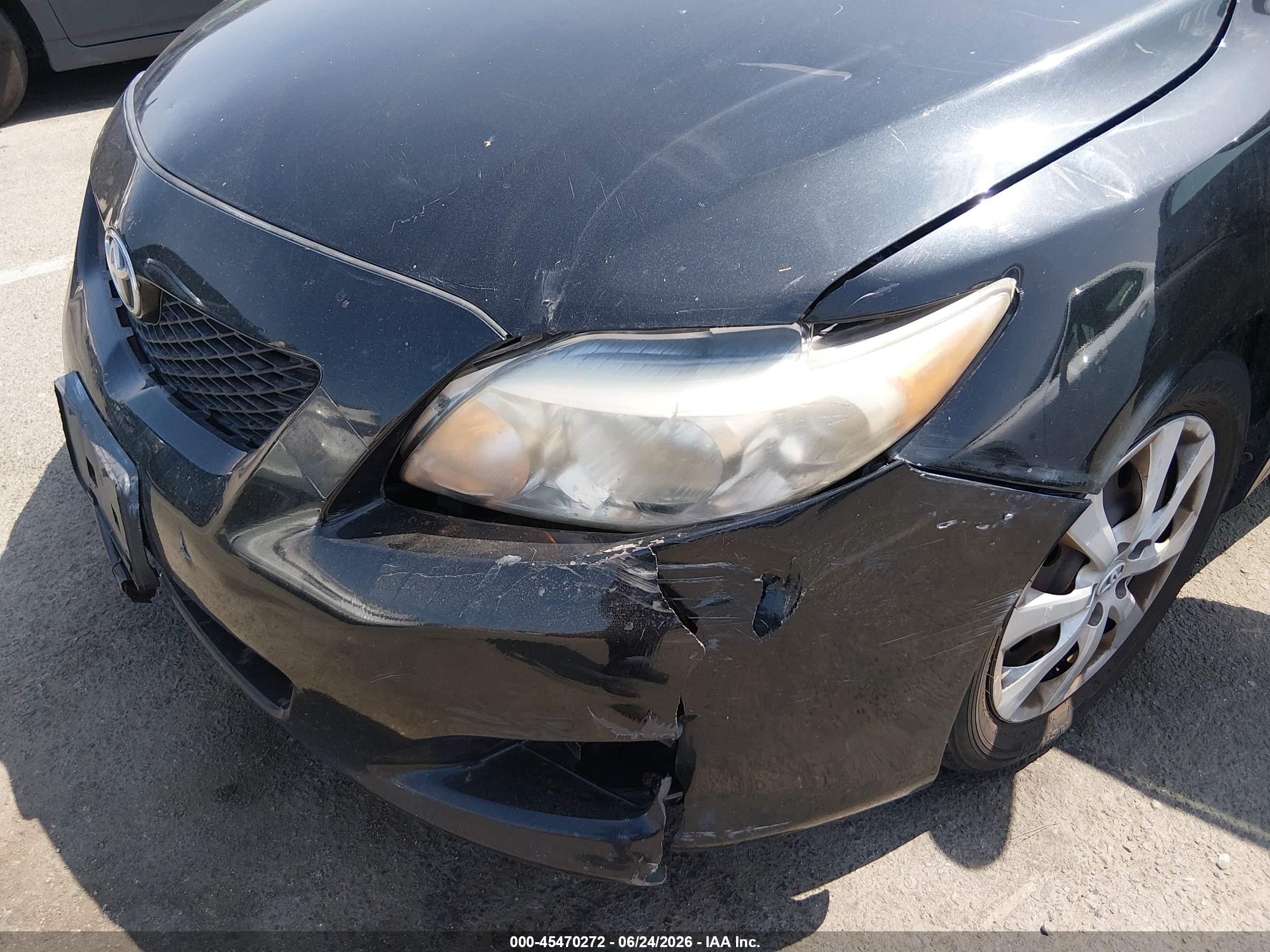 2010 Toyota Corolla Le Black vin: 2T1BU4EE6AC340334