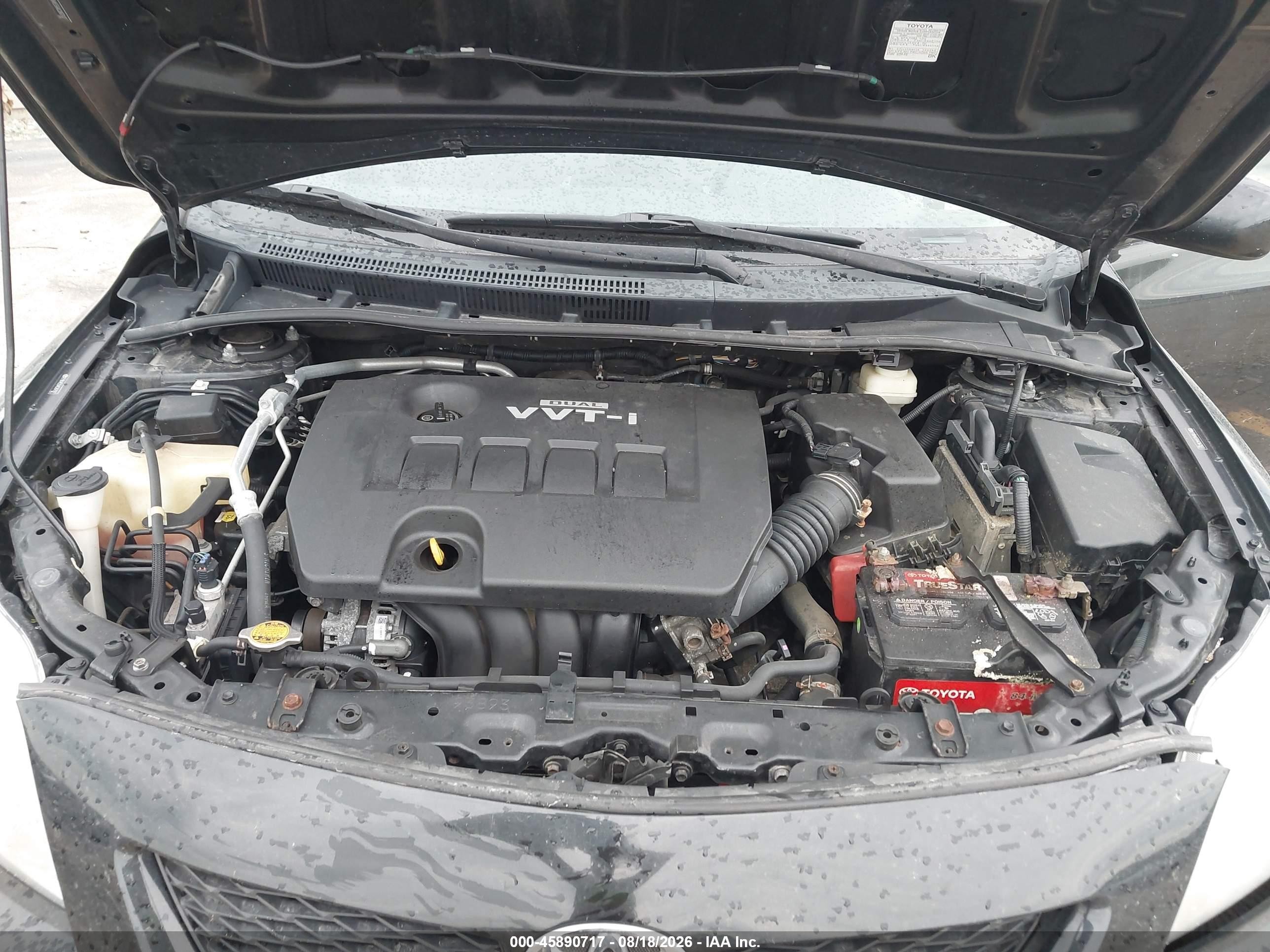2010 Toyota Corolla Le Black vin: 2T1BU4EE6AC367937