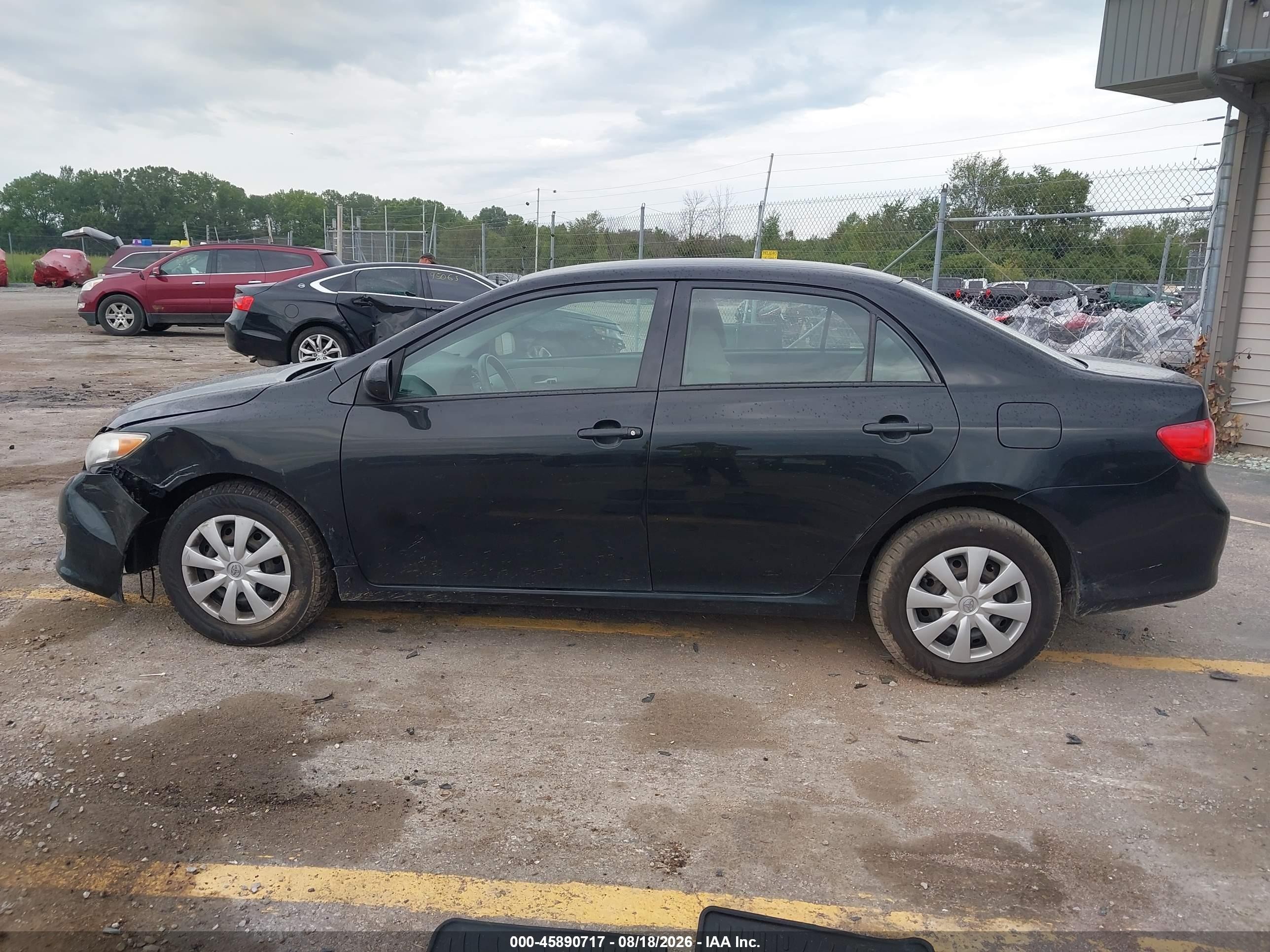 2010 Toyota Corolla Le Black vin: 2T1BU4EE6AC367937