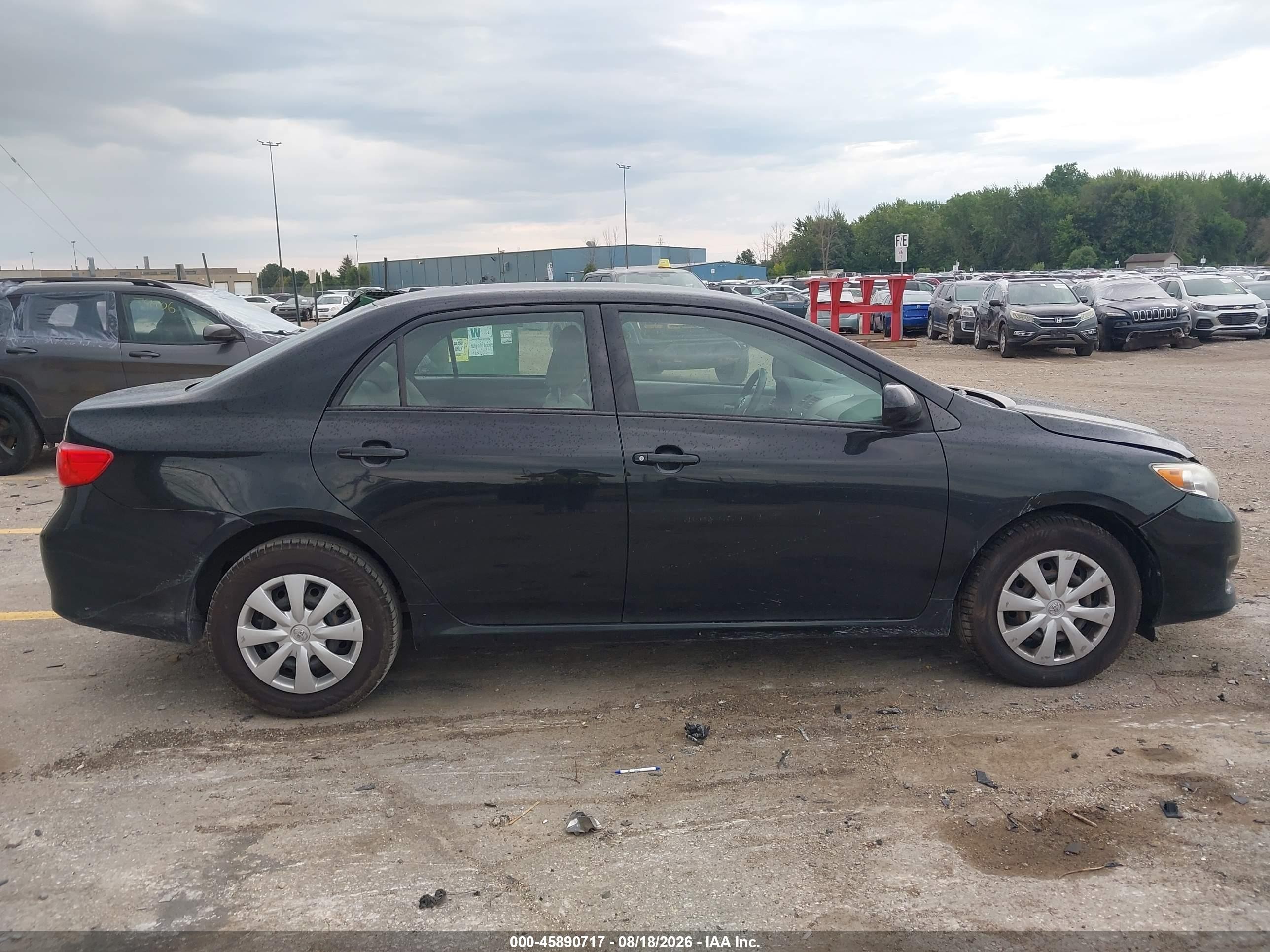 2010 Toyota Corolla Le Black vin: 2T1BU4EE6AC367937