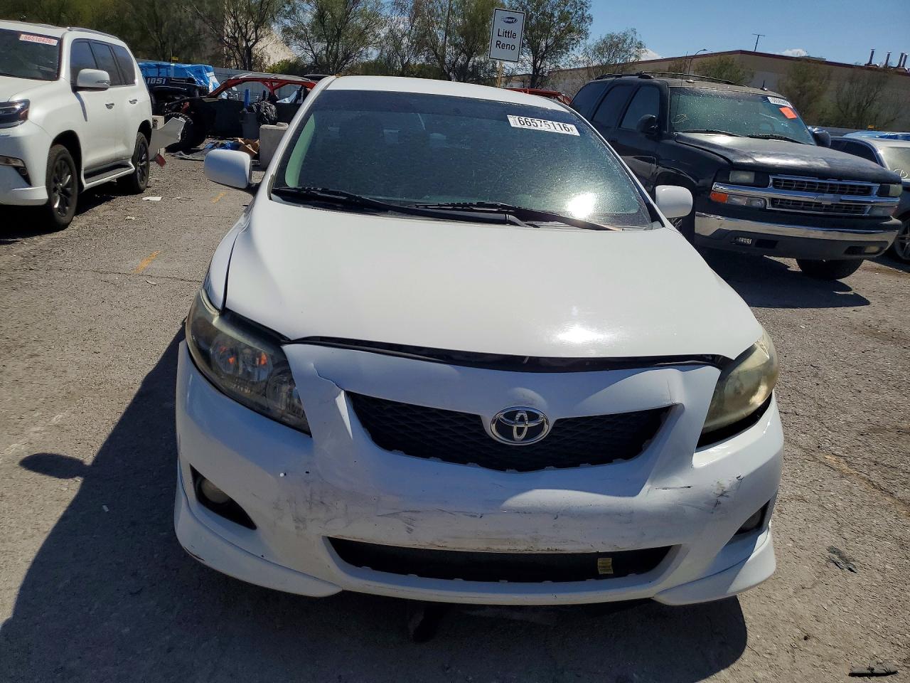 2010 Toyota Corolla S White vin: 2T1BU4EE6AC379263