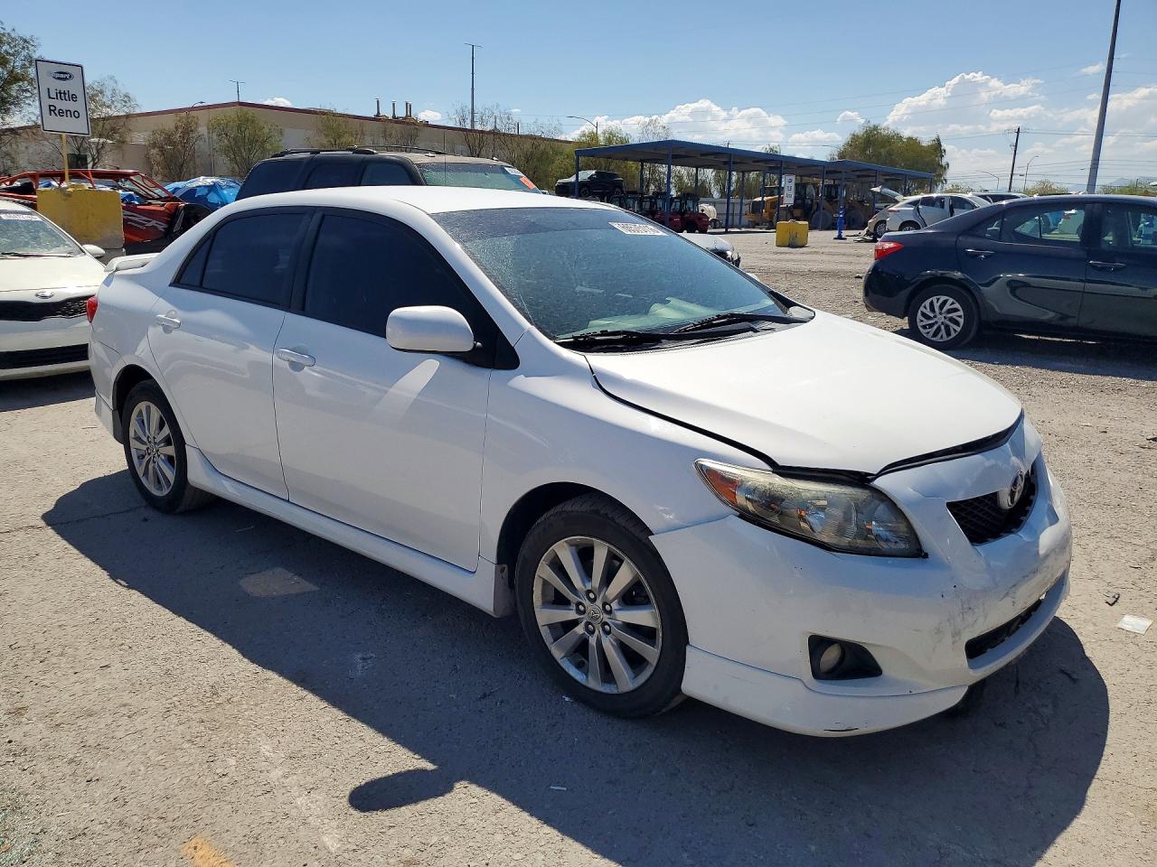 2010 Toyota Corolla S White vin: 2T1BU4EE6AC379263