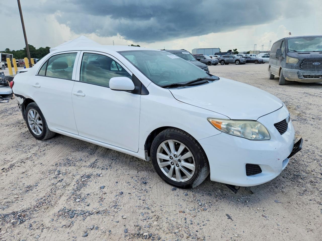 2010 Toyota Corolla Le White vin: 2T1BU4EE6AC380980