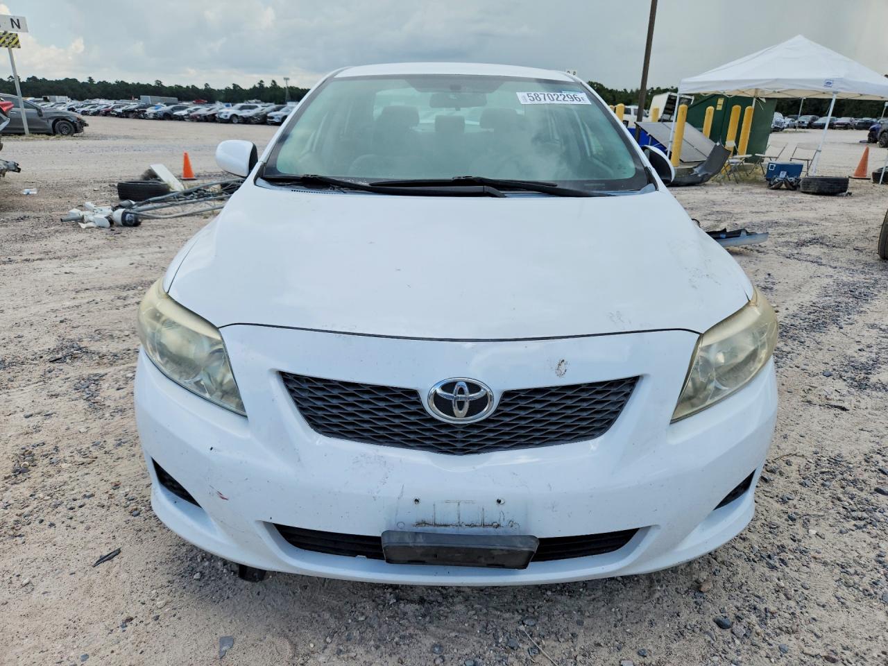 2010 Toyota Corolla Le White vin: 2T1BU4EE6AC380980