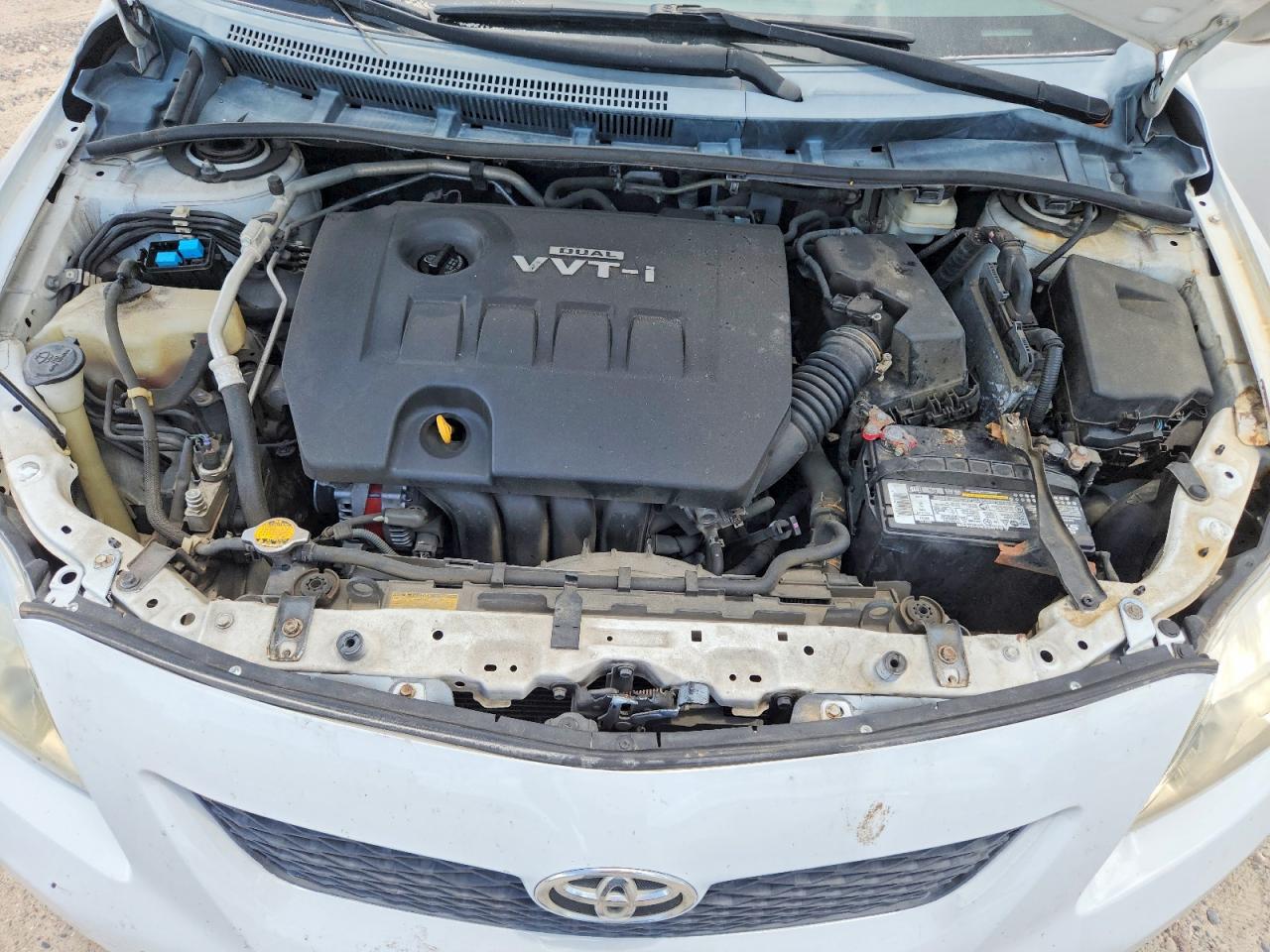 2010 Toyota Corolla Le White vin: 2T1BU4EE6AC380980