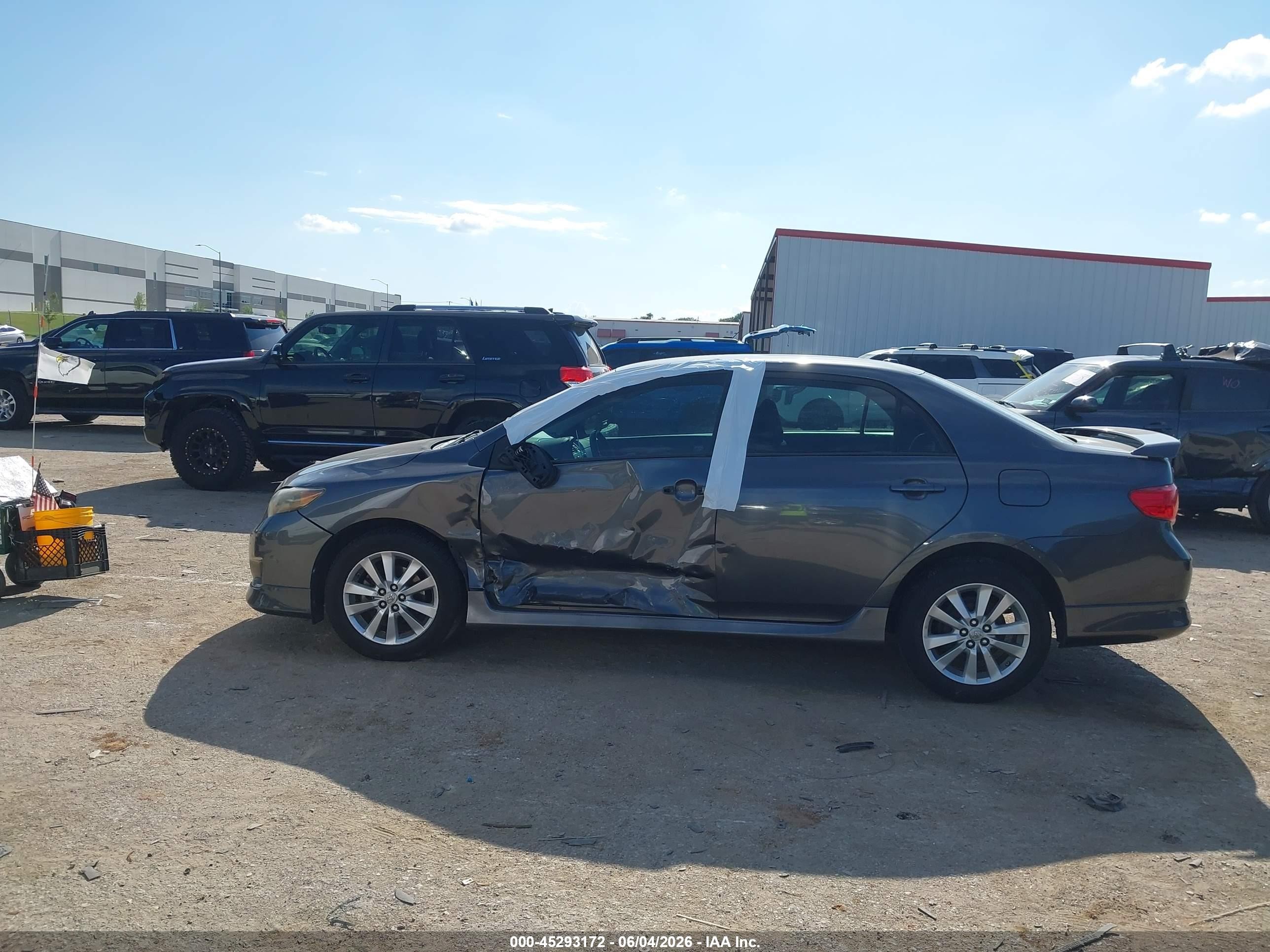 2010 Toyota Corolla S Gray vin: 2T1BU4EE6AC403271