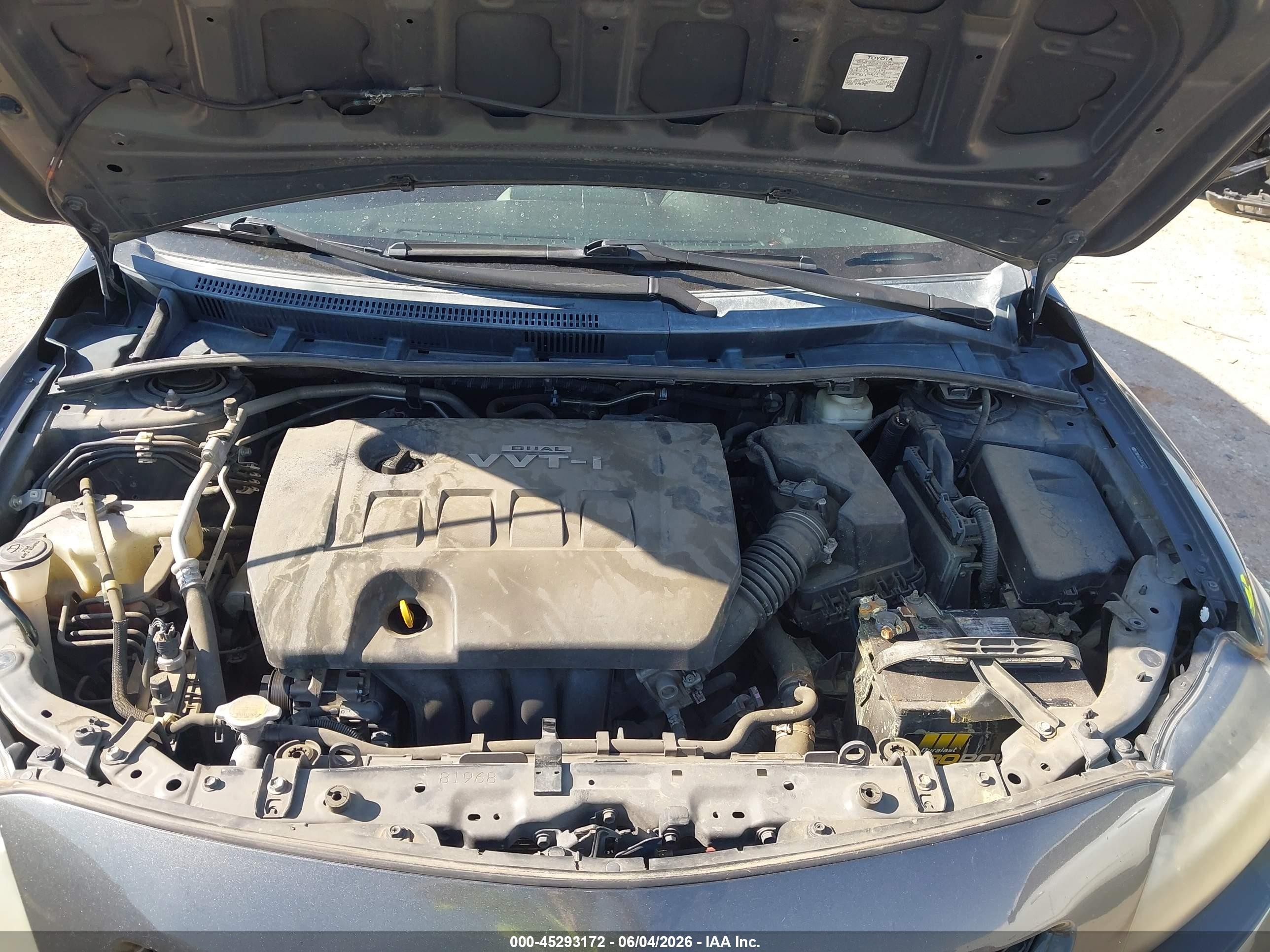 2010 Toyota Corolla S Gray vin: 2T1BU4EE6AC403271