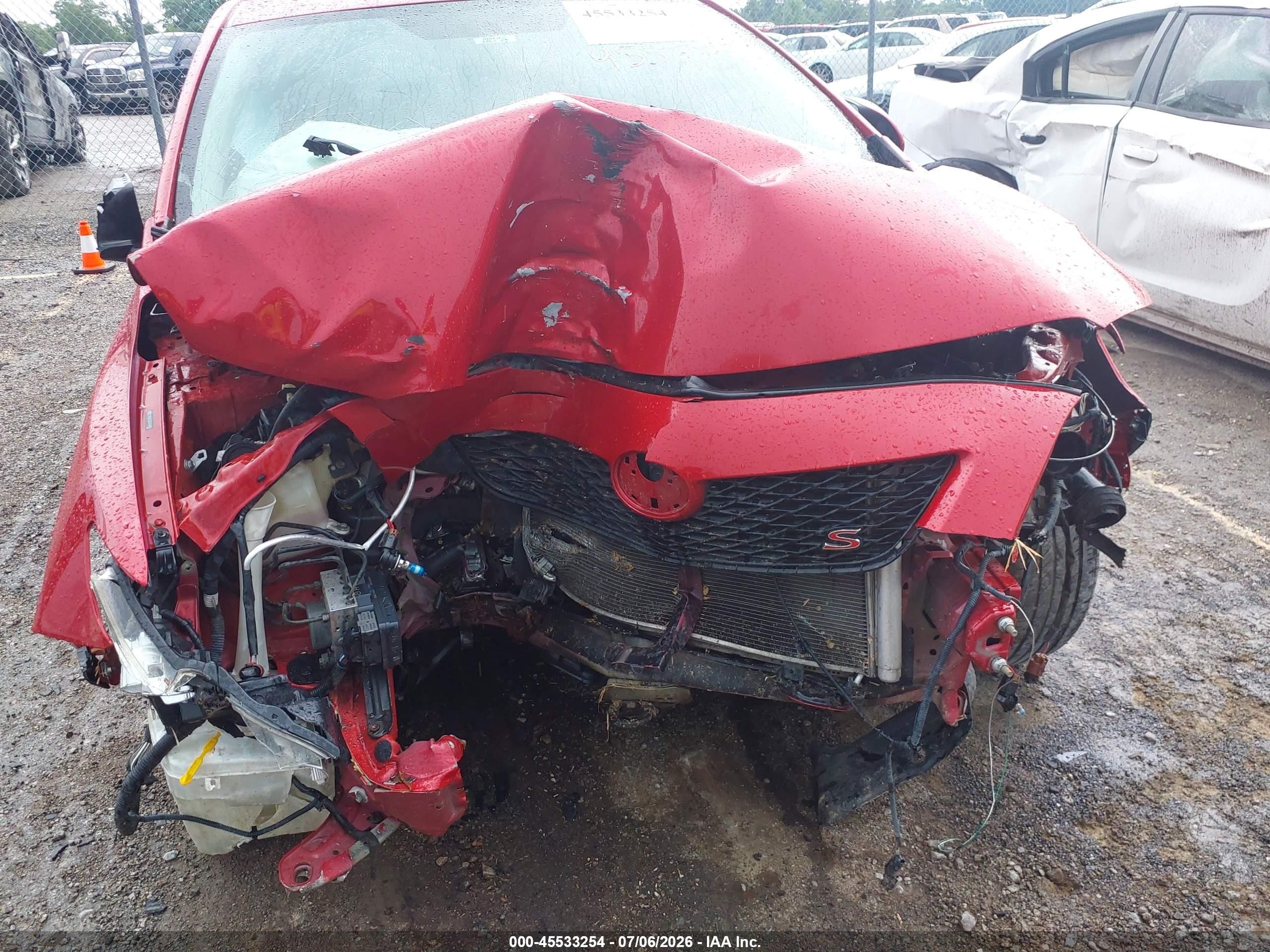 2010 Toyota Corolla S Red vin: 2T1BU4EE6AC404808