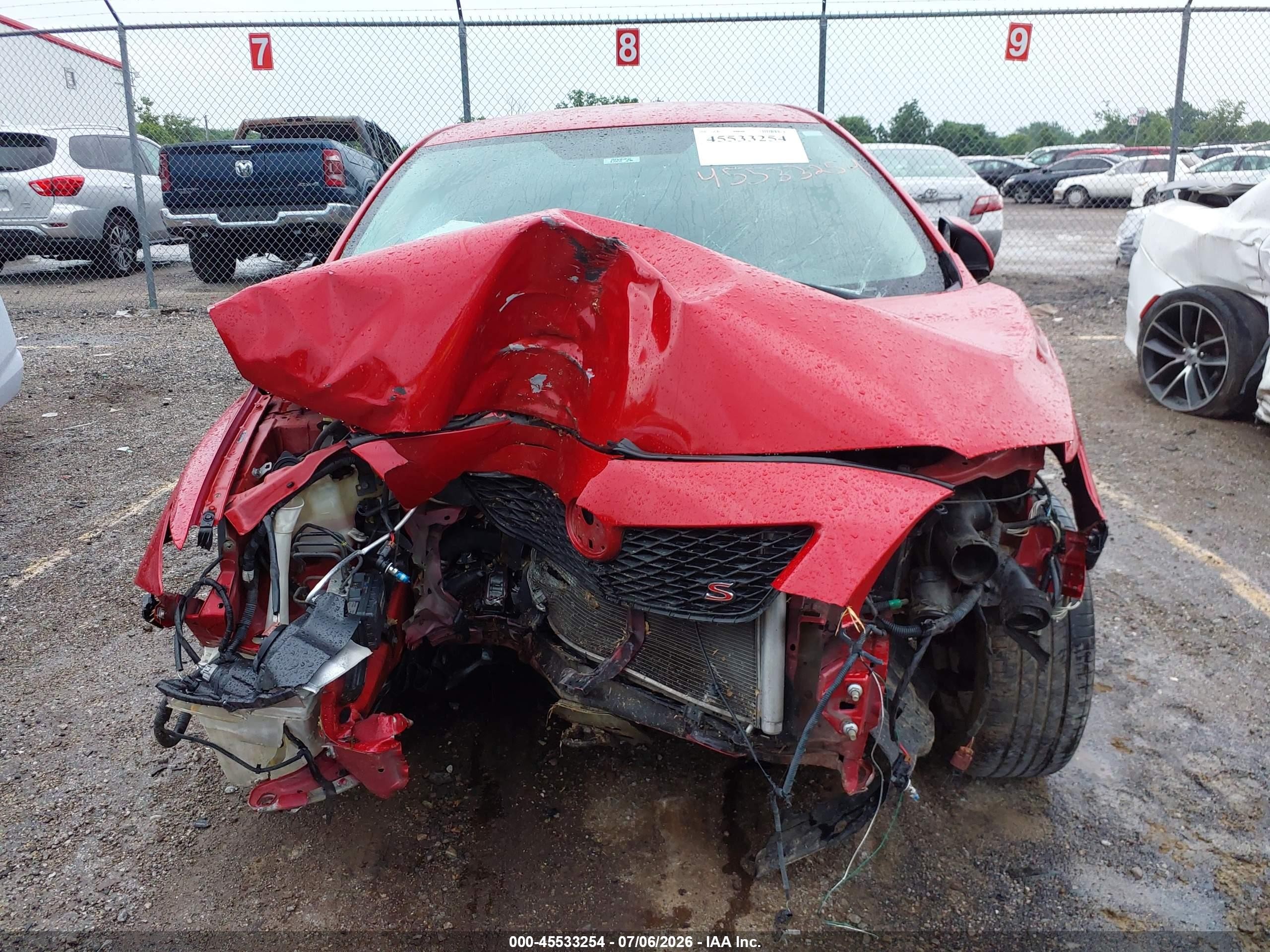 2010 Toyota Corolla S Red vin: 2T1BU4EE6AC404808