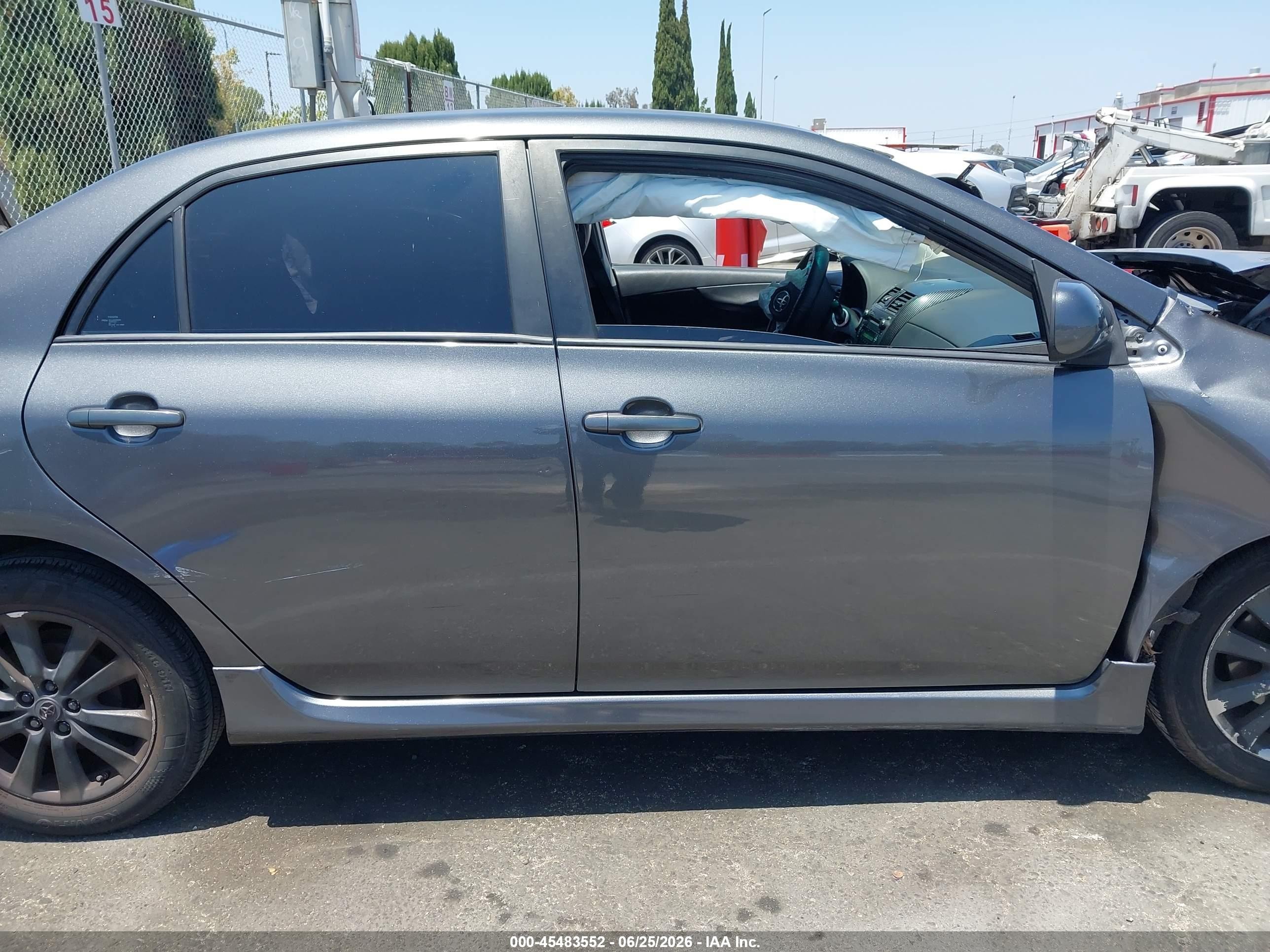 2010 Toyota Corolla S Gray vin: 2T1BU4EE6AC448369
