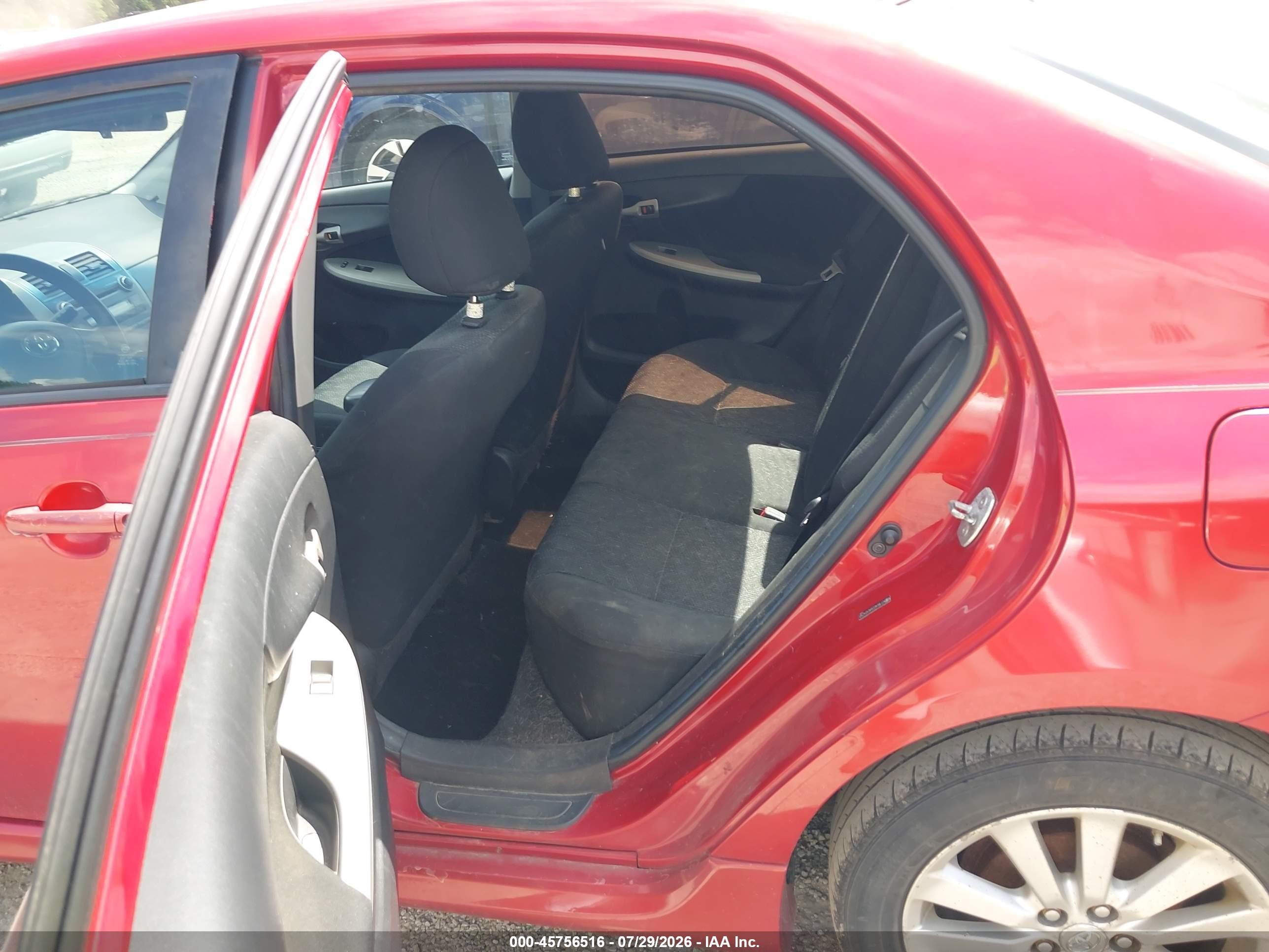 2010 Toyota Corolla S Red vin: 2T1BU4EE6AC454740