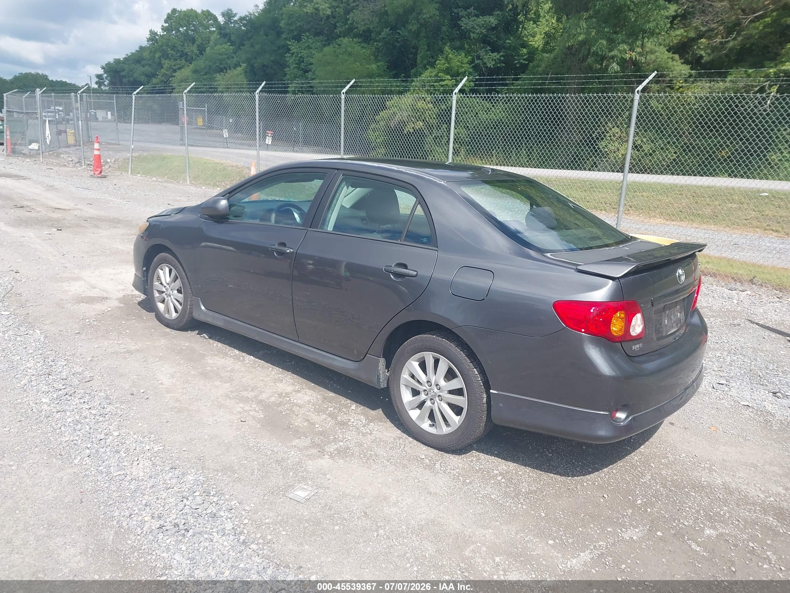 2010 Toyota Corolla S Gray vin: 2T1BU4EE6AC456567
