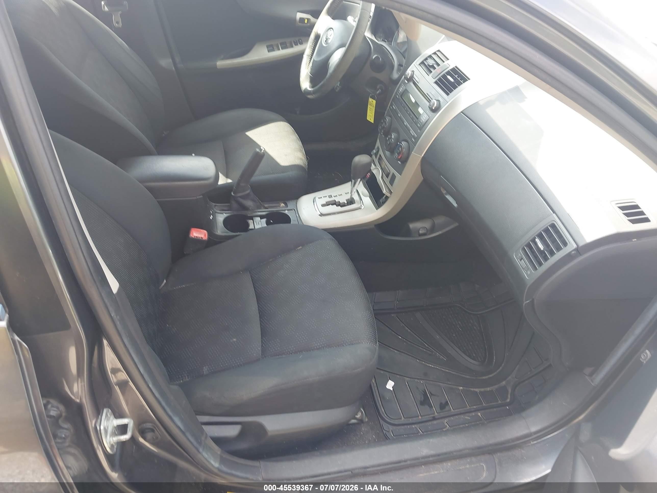 2010 Toyota Corolla S Gray vin: 2T1BU4EE6AC456567