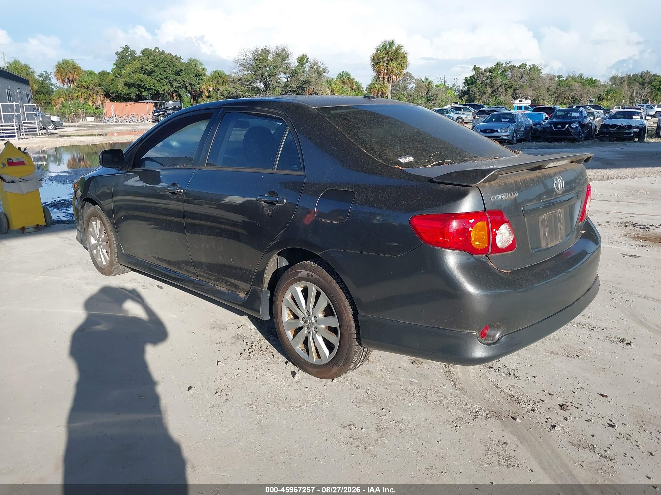 2010 Toyota Corolla S Серый vin: 2T1BU4EE6AC457914