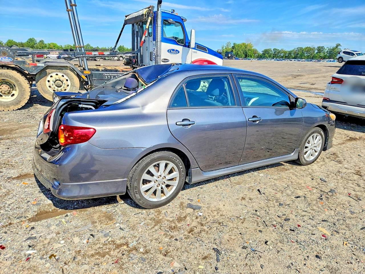 2010 Toyota Corolla S Серый vin: 2T1BU4EE6AC461624