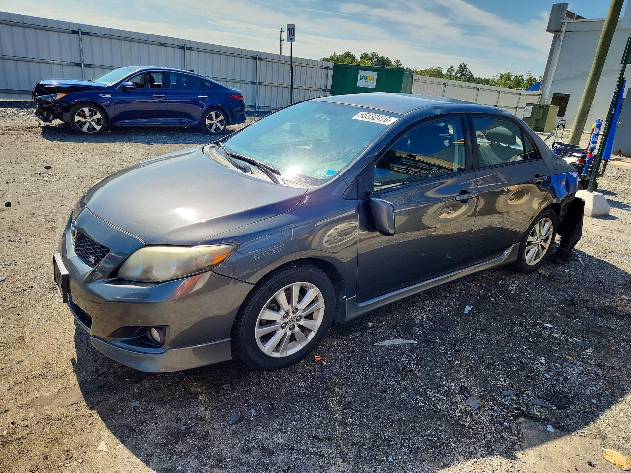 2010 Toyota Corolla S Gray vin: 2T1BU4EE6AC461624