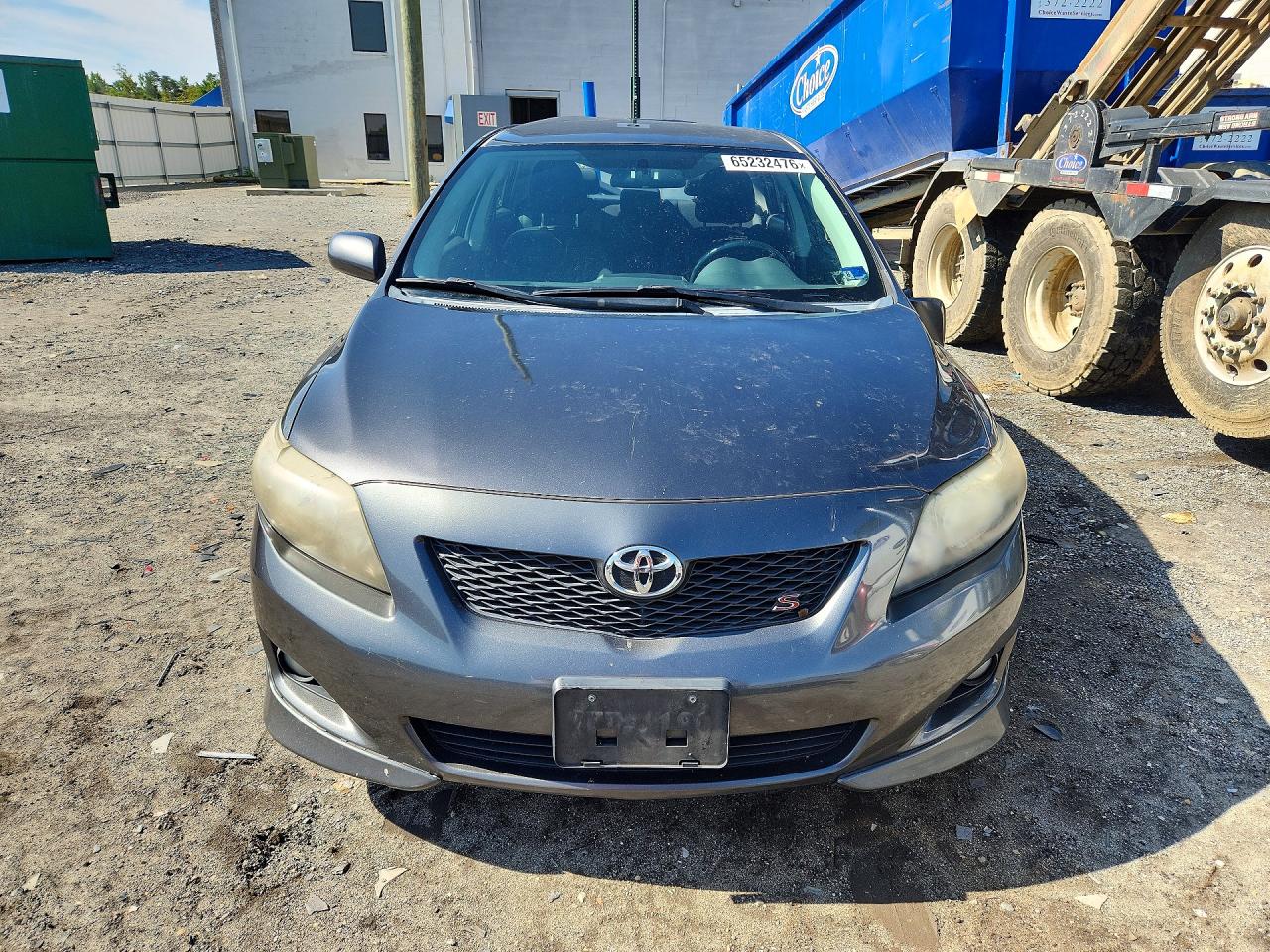 2010 Toyota Corolla S Серый vin: 2T1BU4EE6AC461624