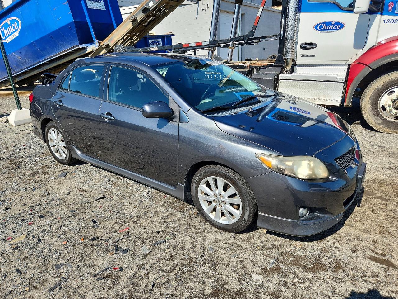 2010 Toyota Corolla S Серый vin: 2T1BU4EE6AC461624