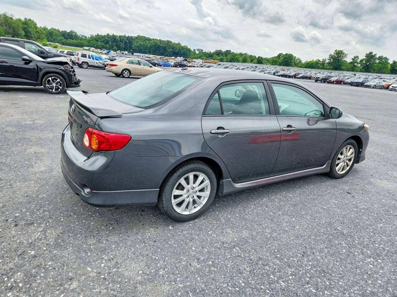 2010 Toyota Corolla S Gray vin: 2T1BU4EE6AC465916