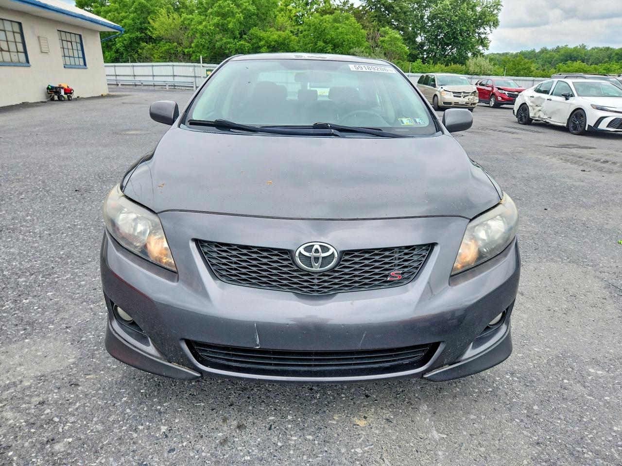 2010 Toyota Corolla S Gray vin: 2T1BU4EE6AC465916