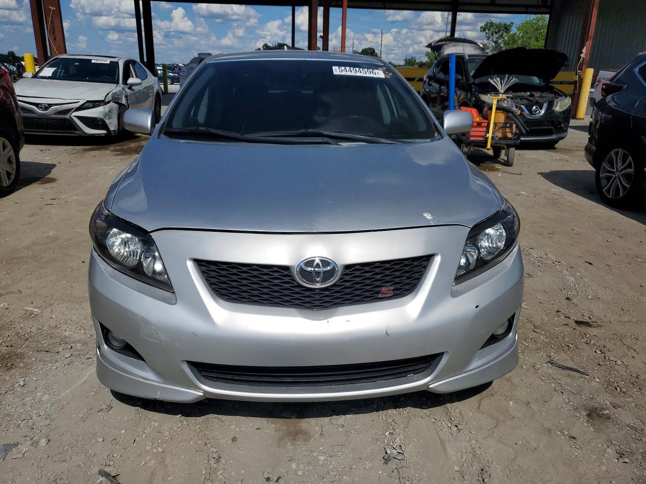 2010 Toyota Corolla S Silver vin: 2T1BU4EE6AC474549
