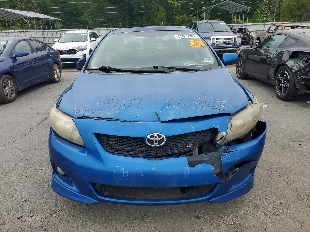 2010 Toyota Corolla S Blue vin: 2T1BU4EE6AC478259