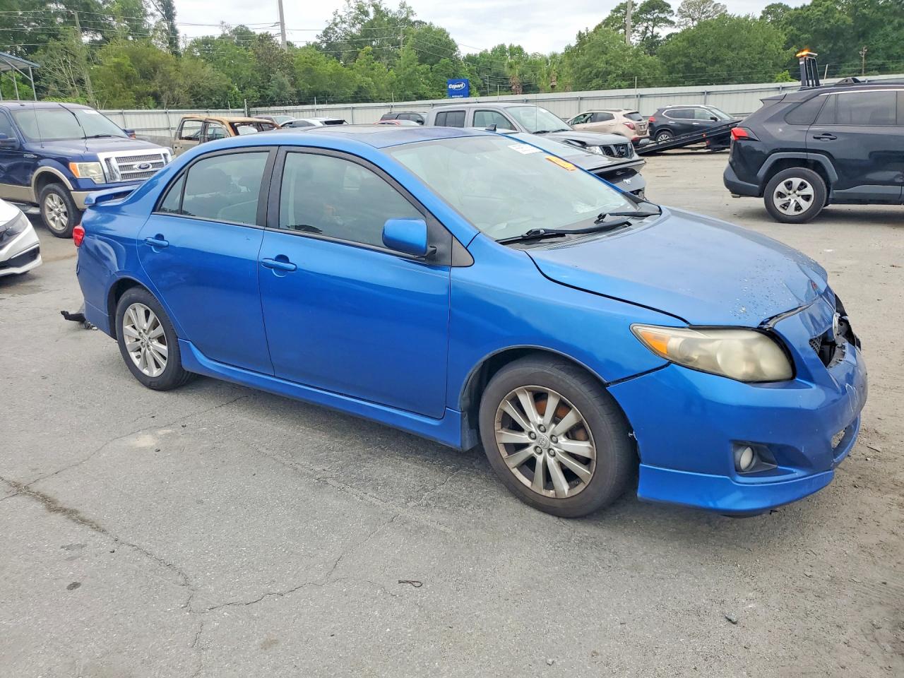 2010 Toyota Corolla S Blue vin: 2T1BU4EE6AC478259