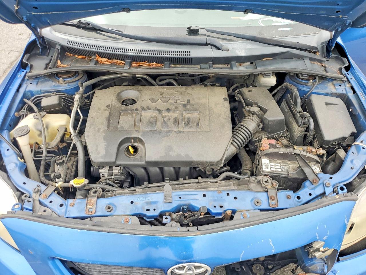 2010 Toyota Corolla S Blue vin: 2T1BU4EE6AC478259