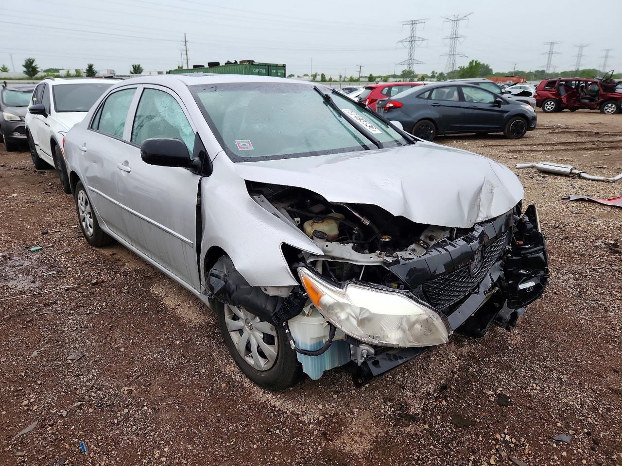 2010 Toyota Corolla Le Silver vin: 2T1BU4EE6AC478570