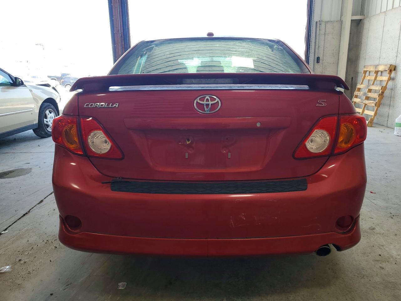 2010 Toyota Corolla S Red vin: 2T1BU4EE6AC483350
