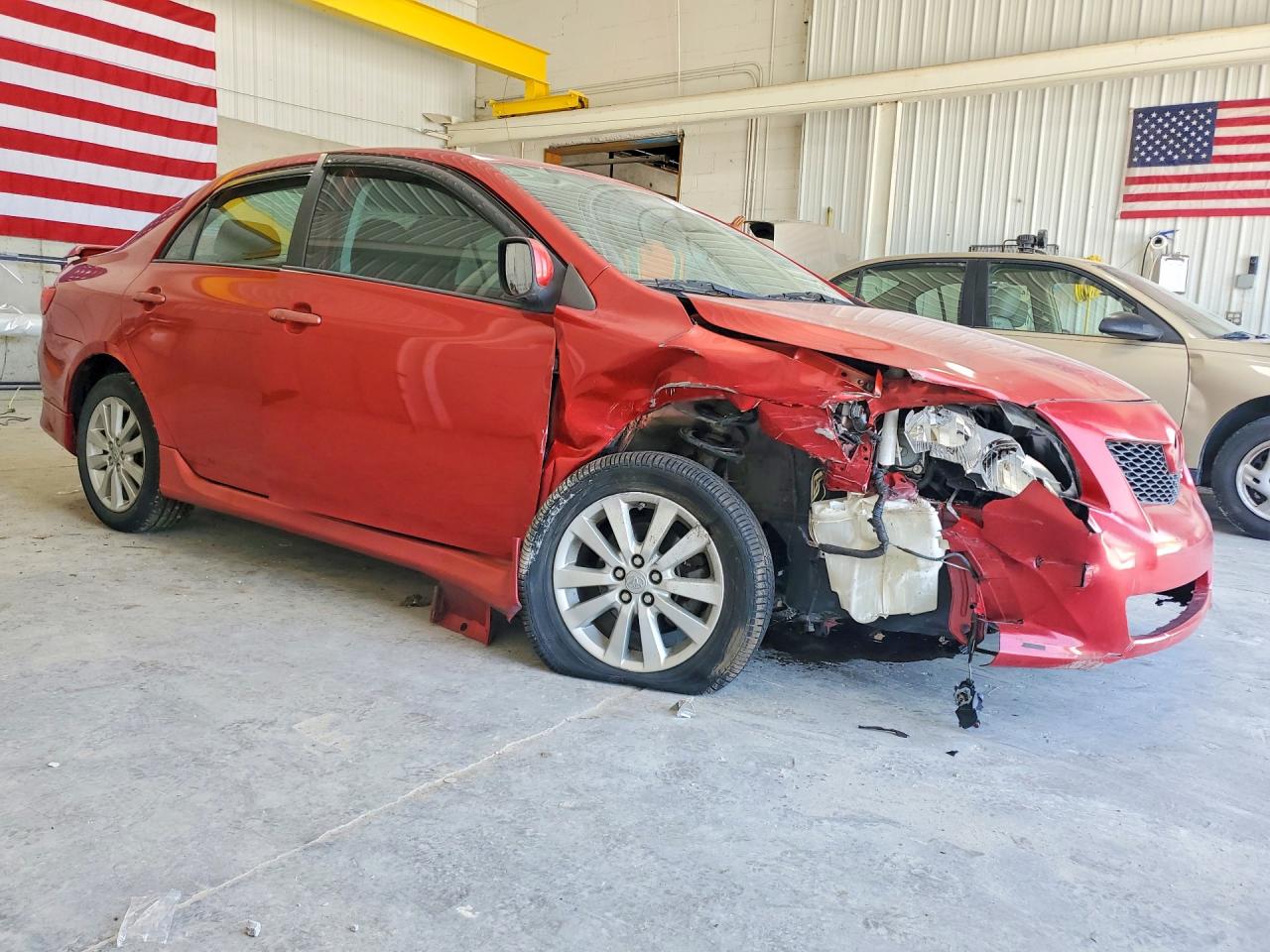2010 Toyota Corolla S Red vin: 2T1BU4EE6AC483350