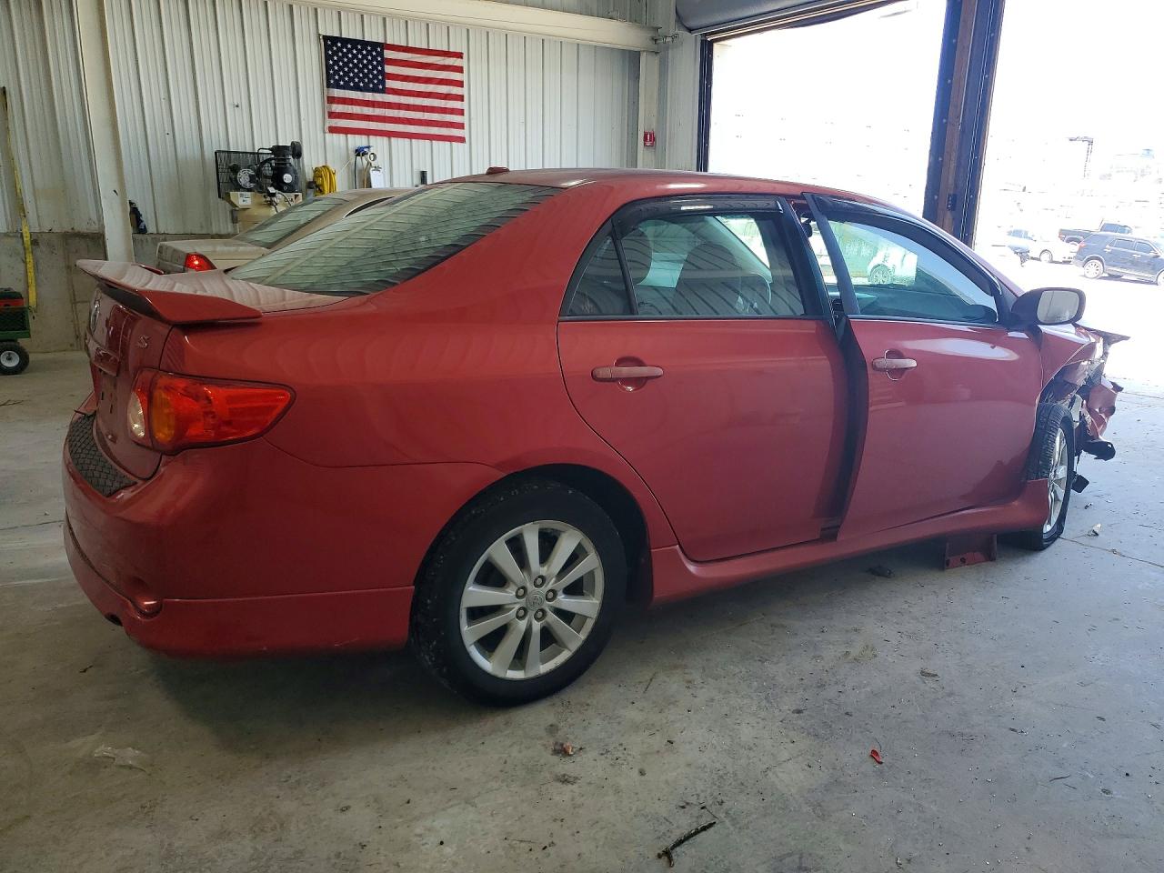 2010 Toyota Corolla S Red vin: 2T1BU4EE6AC483350