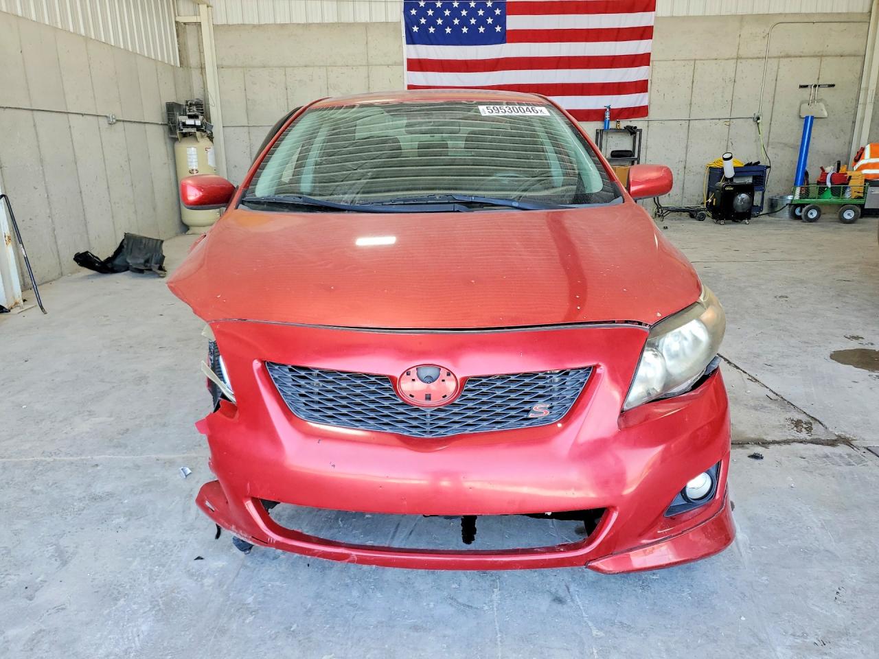 2010 Toyota Corolla S Red vin: 2T1BU4EE6AC483350