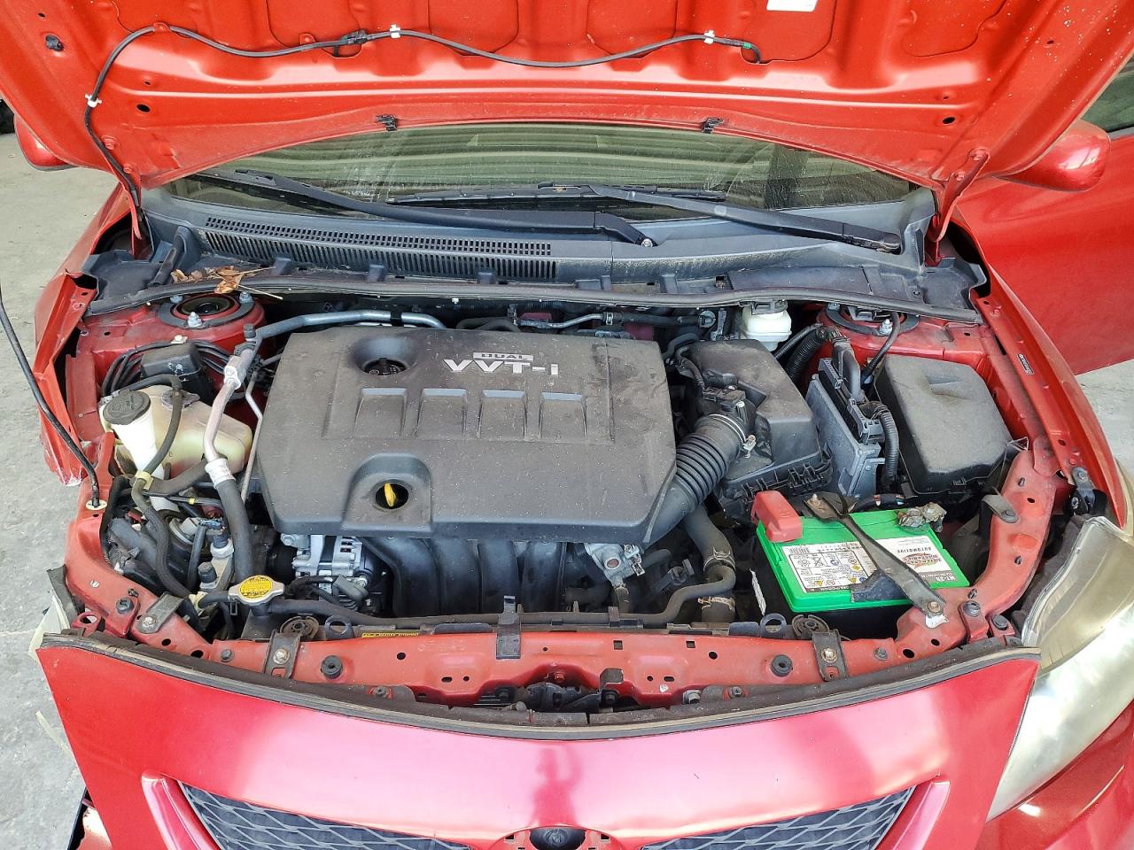 2010 Toyota Corolla S Red vin: 2T1BU4EE6AC483350