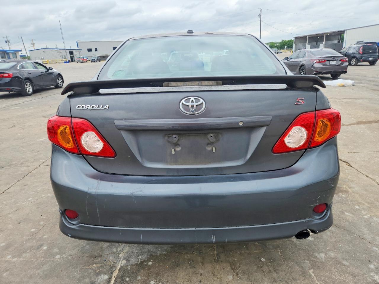 2010 Toyota Corolla S Gray vin: 2T1BU4EE6AC496938