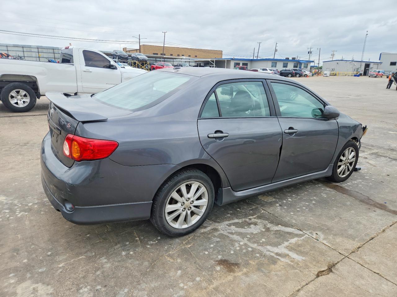 2010 Toyota Corolla S Gray vin: 2T1BU4EE6AC496938