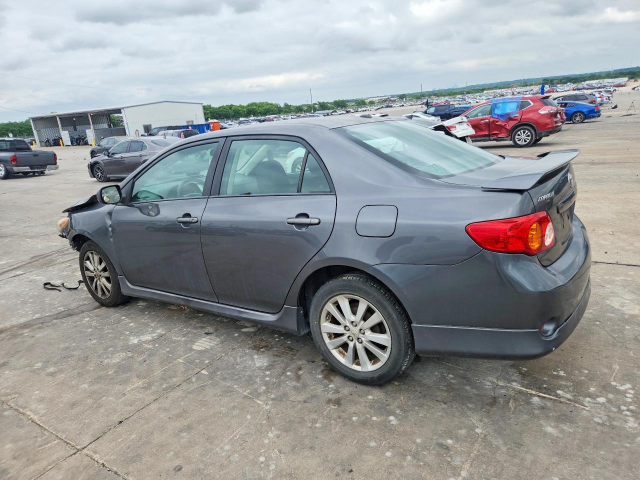 2010 Toyota Corolla S Gray vin: 2T1BU4EE6AC496938