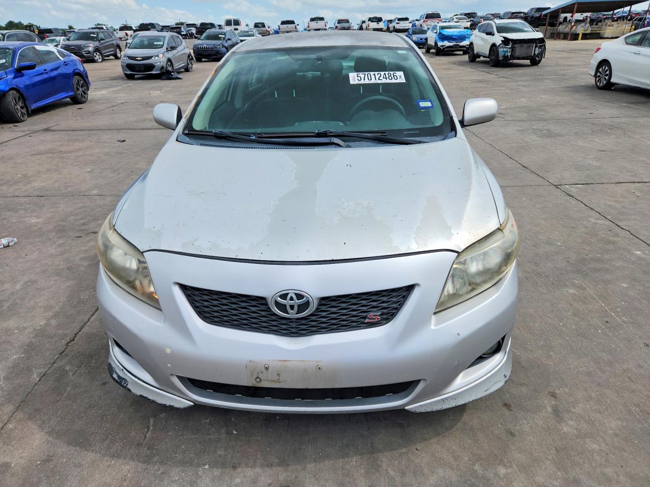 2010 Toyota Corolla S Silver vin: 2T1BU4EE6AC501667