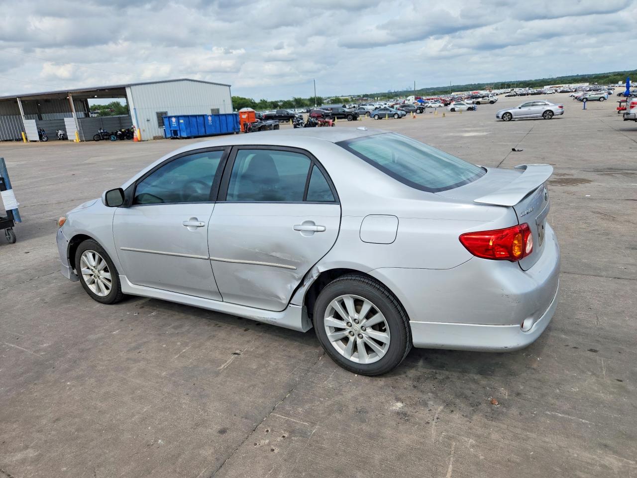 2010 Toyota Corolla S Silver vin: 2T1BU4EE6AC501667