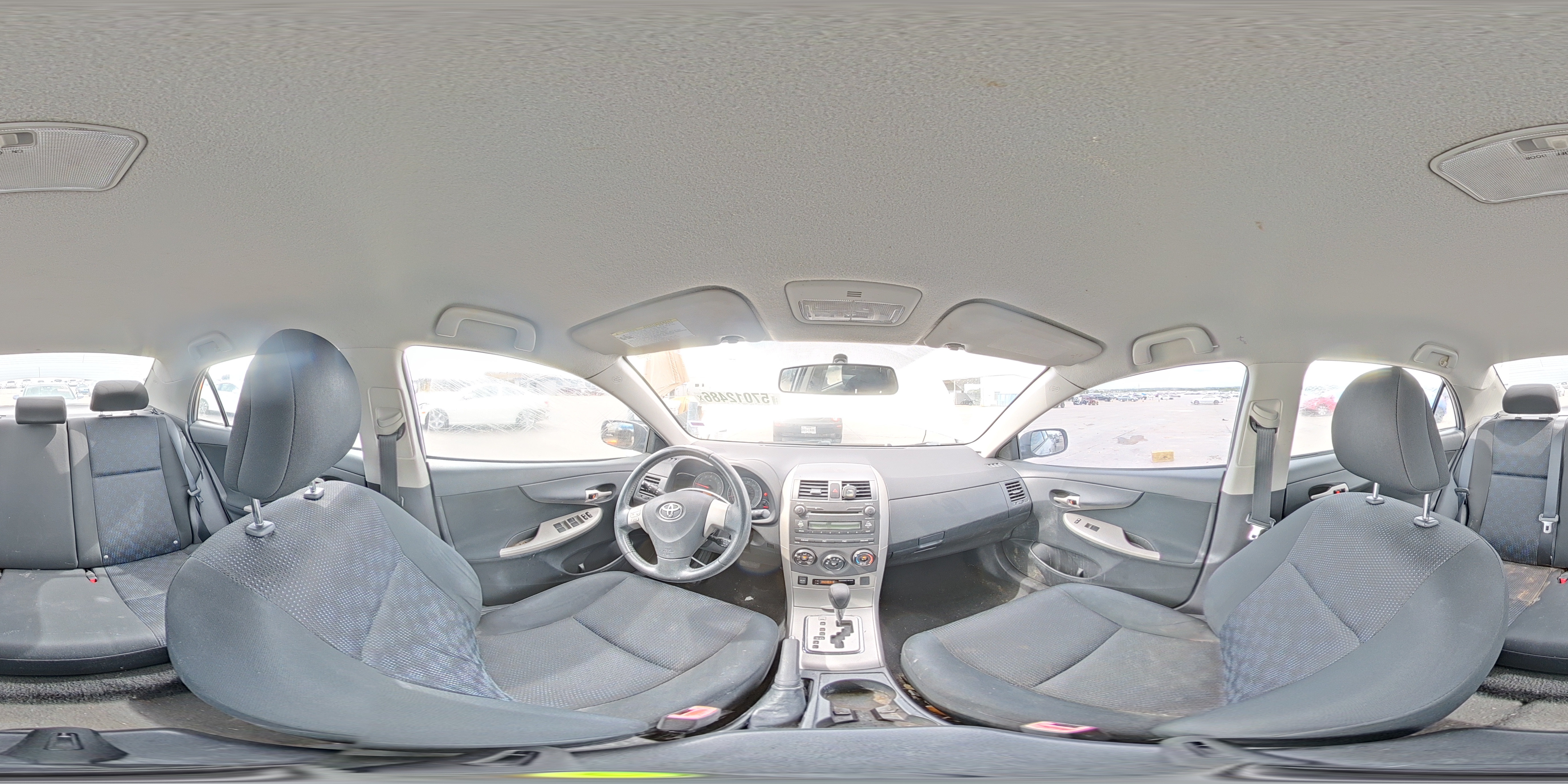 2010 Toyota Corolla S Silver vin: 2T1BU4EE6AC501667
