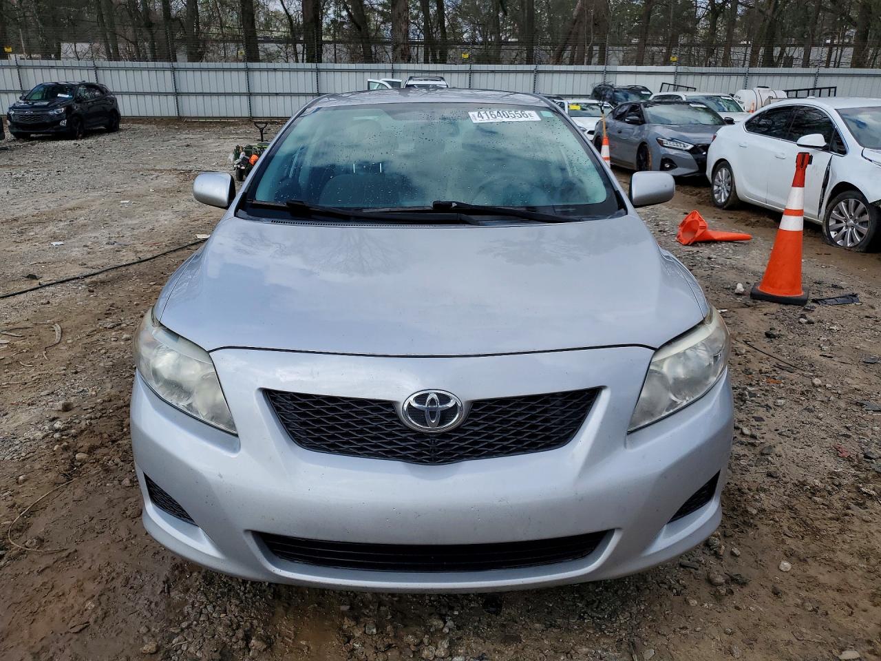 2010 Toyota Corolla Le Silver vin: 2T1BU4EE6AC503032