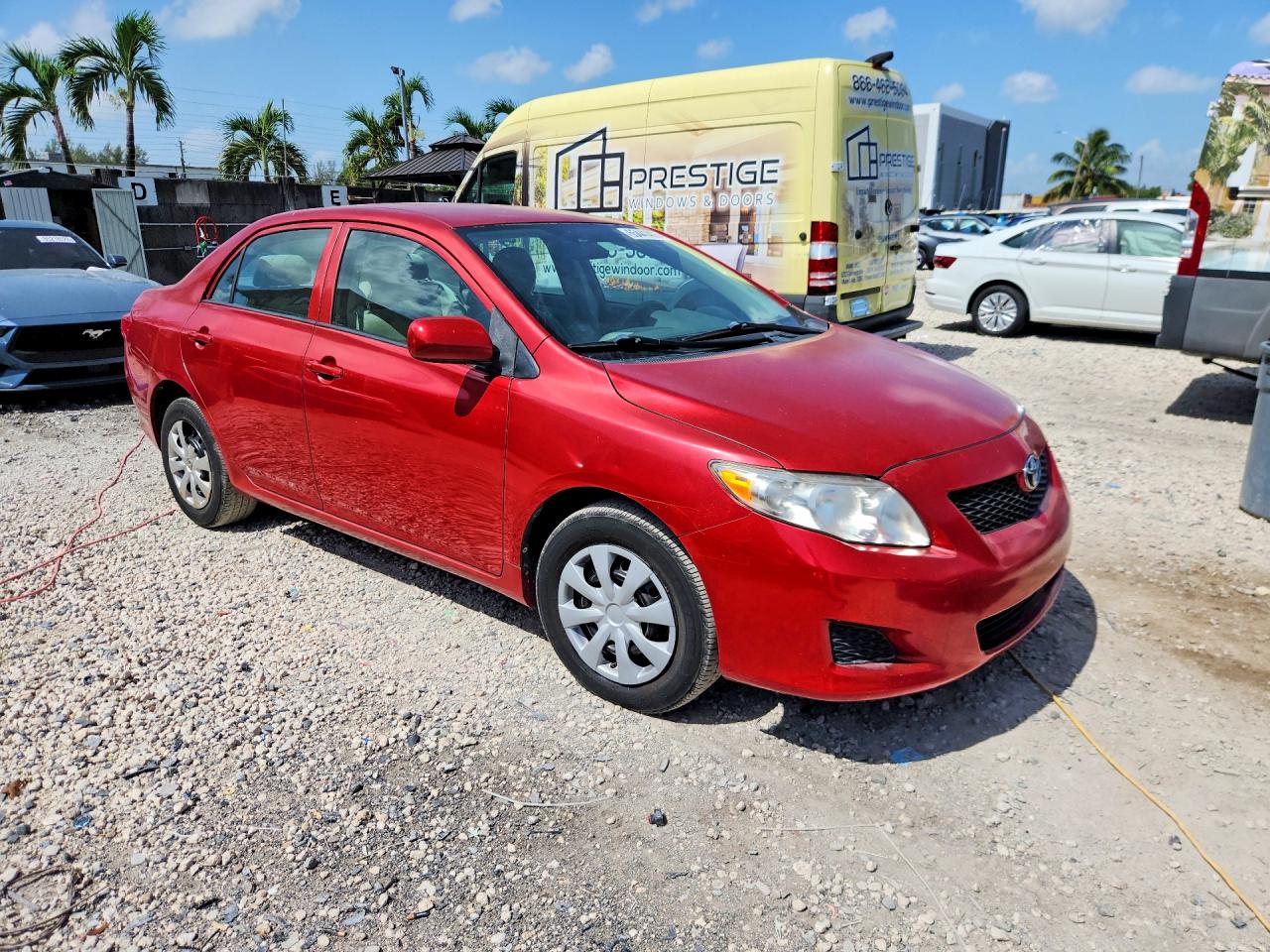 2010 Toyota Corolla Le Red vin: 2T1BU4EE6AC503788