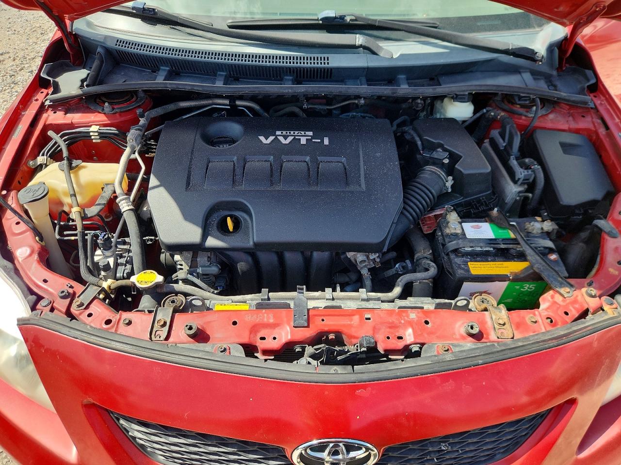 2010 Toyota Corolla Le Red vin: 2T1BU4EE6AC503788