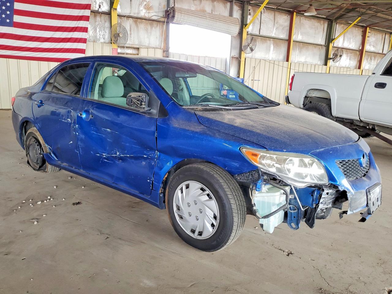 2010 Toyota Corolla Le Blue vin: 2T1BU4EE6AC506741