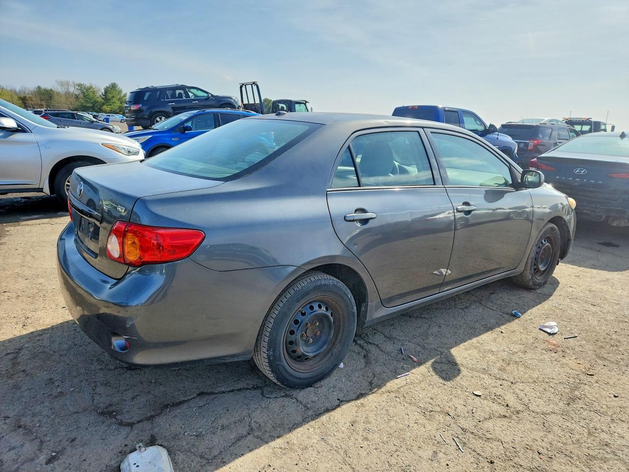 2010 Toyota Corolla Le Gray vin: 2T1BU4EE6AC516377