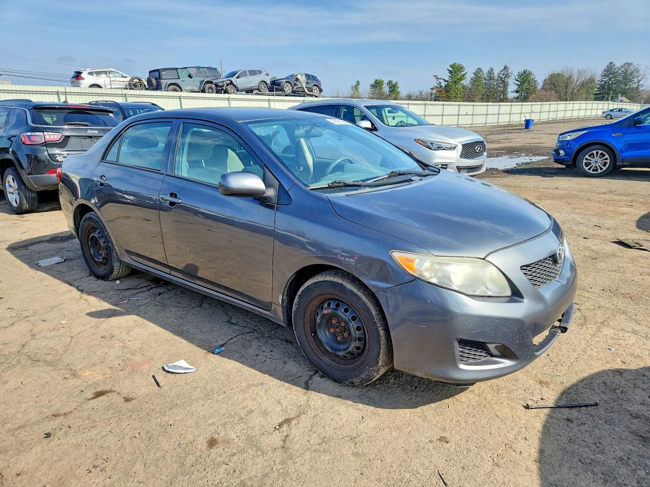 2010 Toyota Corolla Le Gray vin: 2T1BU4EE6AC516377