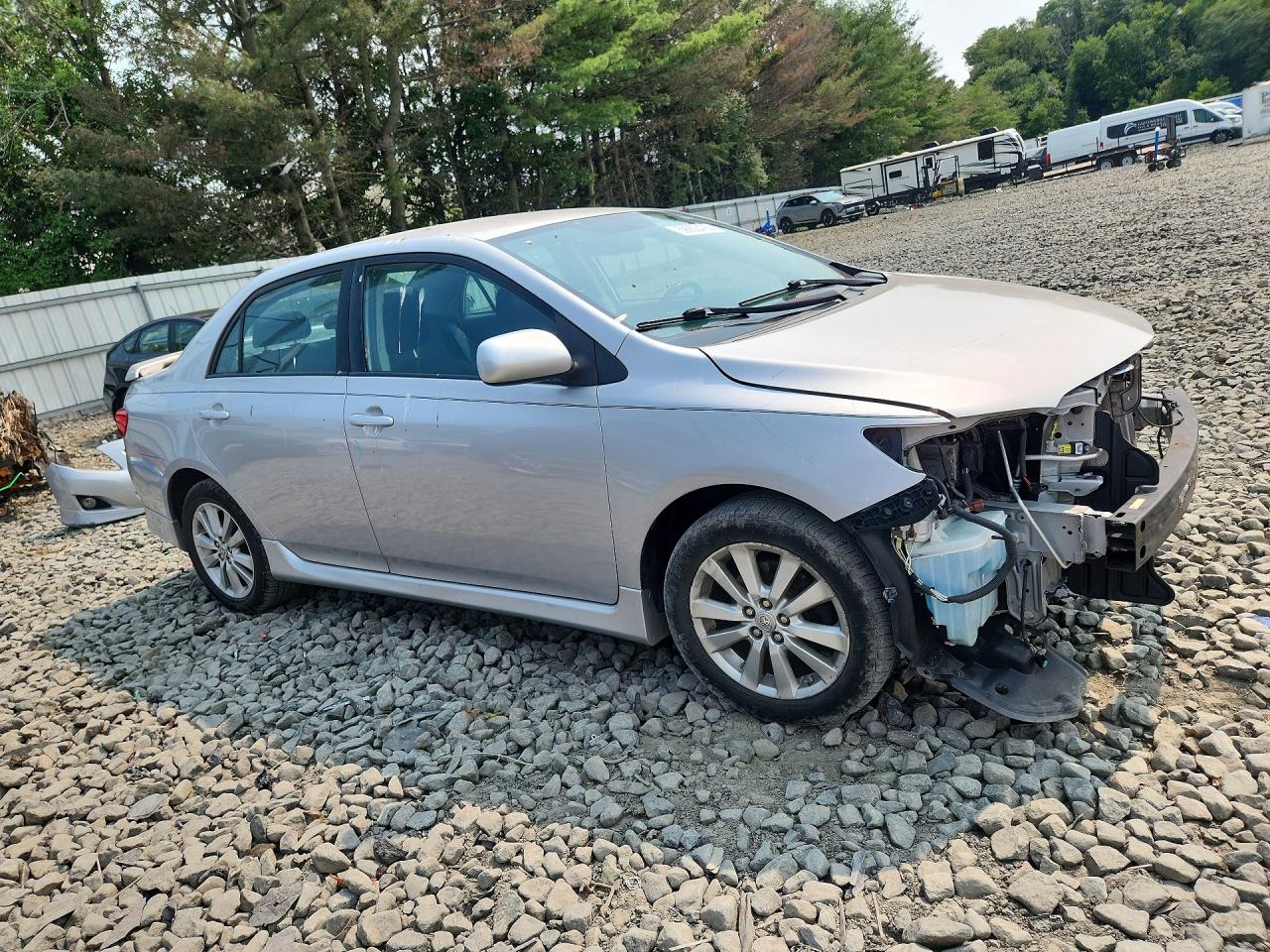 2010 Toyota Corolla S Silver vin: 2T1BU4EE6AC521885
