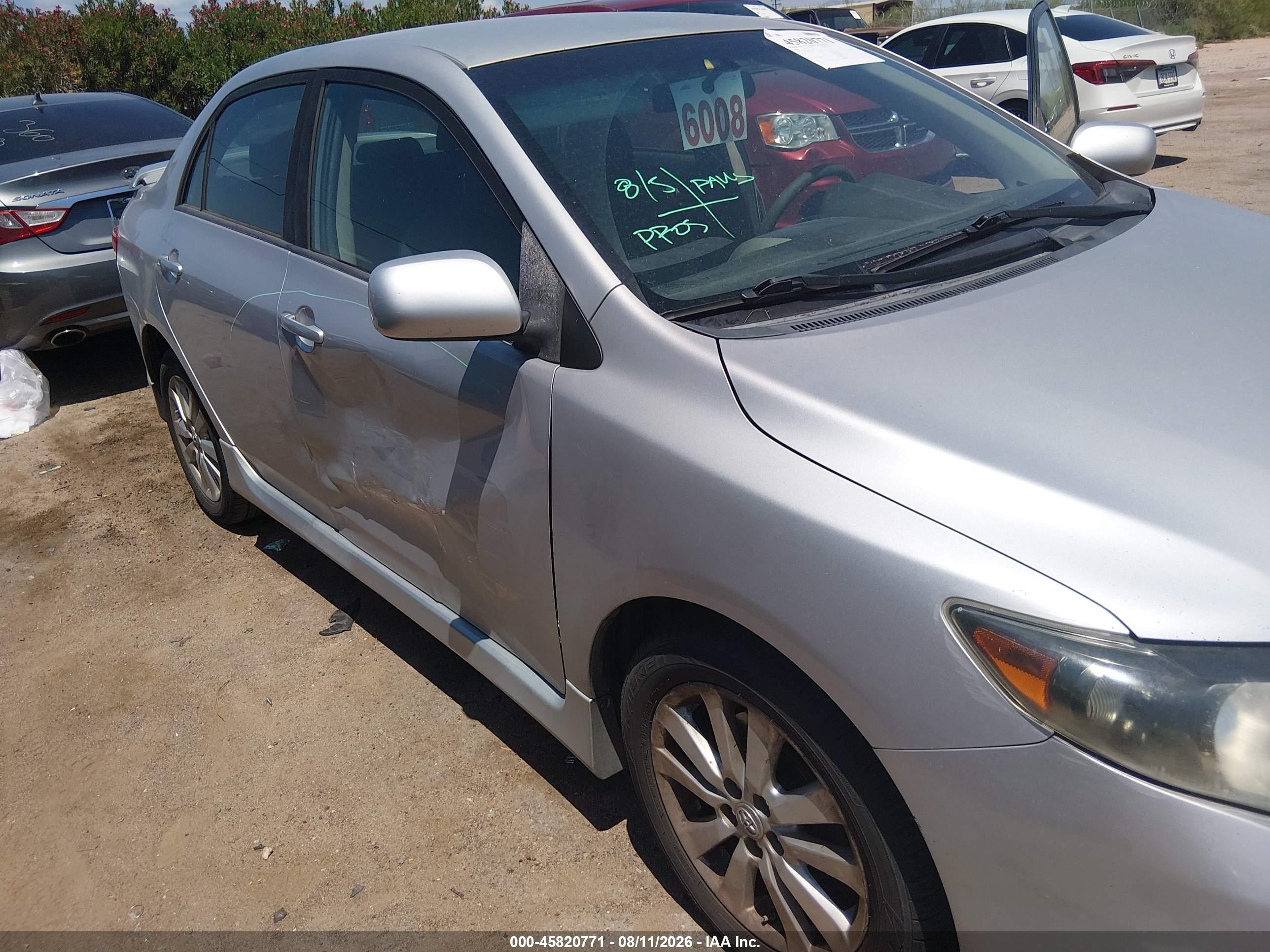 2010 Toyota Corolla S Серебряный vin: 2T1BU4EE6AC531736